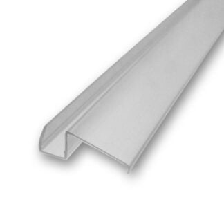 Douchestrip type G 8mm glasdikte. Onderkant douchedeur/ badwand. Lengte 1000mm.